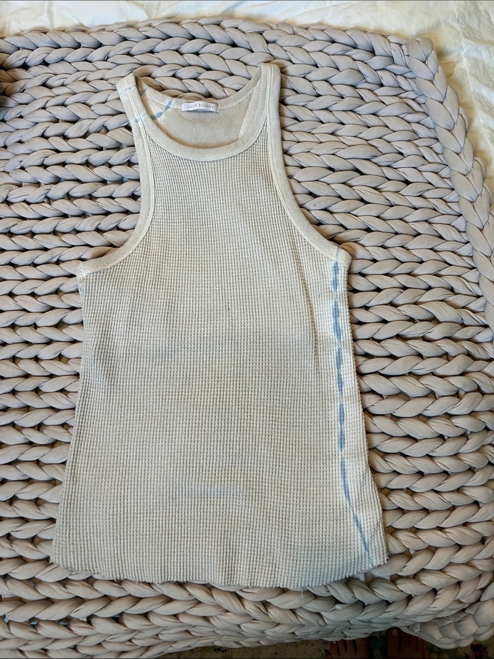 John Elliott Waffle Knit Tank